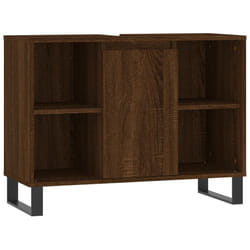 VidaXL 831643 miroir de salle de bain et armoire de rangement pour évier