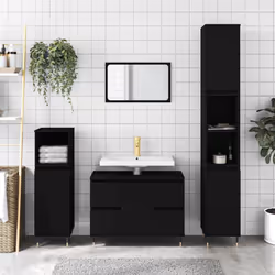 Cette armoire de salle de bain est censée être un excellent supplément à votre salle de bain, ce qui lui donne une apparence  ...