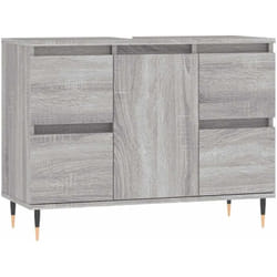 Vidaxl - Armoire salle de bain sonoma gris 80x33x60 cm bois d'ingénierie