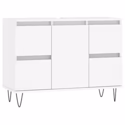 VidaXL 831652, Blanc, Bois, 800 mm, 330 mm, 600 mm, 10 cm