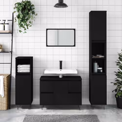 Cette armoire de salle de bain est censée être un excellent supplément à votre salle de bain, ce qui lui donne une apparence  ...