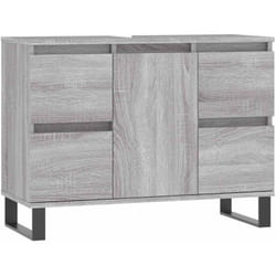 VidaXL 831666 miroir de salle de bain et armoire de rangement pour évier