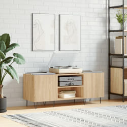 Vidaxl - Armoire à disques chêne sonoma 121x38x48 cm bois d'ingénierie