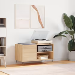 Rangez et exposez vos disques vinyles avec ce meuble à disques pratique et classique. Matériau durable : le bois d'ingénierie ...