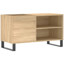 Armoire à disques chêne sonoma 85x38x48 cm bois d'ingénierie vidaXL
