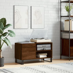 Vidaxl - Armoire à disques chêne marron 85x38x48 cm bois d'ingénierie