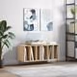 vidaXL Armoire à disques chêne sonoma 100x38x48 cm bois d'ingénierie