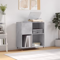 Rangez et exposez vos disques vinyles avec ce meuble à disques pratique et classique. Matériau durable : le bois d'ingénierie ...