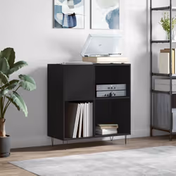Rangez et exposez vos disques vinyles avec ce meuble à disques pratique et classique. Matériau durable : le bois d'ingénierie ...
