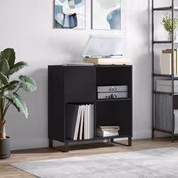 Rangez et exposez vos disques vinyles avec ce meuble à disques pratique et classique. Matériau durable : le bois d'ingénierie ...