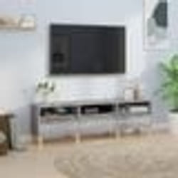 vidaXL Meuble TV Sonoma gris 150x30x44,5 cm bois d'ingénierie