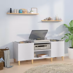 Rangez et exposez vos disques vinyles avec ce meuble à disques pratique et classique. Matériau durable : le bois d'ingénierie ...