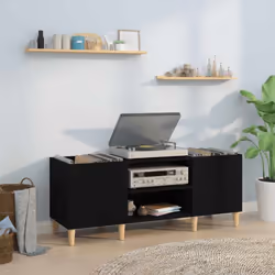 Rangez et exposez vos disques vinyles avec ce meuble à disques pratique et classique. Matériau durable : le bois d'ingénierie ...