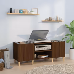 Rangez et exposez vos disques vinyles avec ce meuble à disques pratique et classique. Matériau durable : le bois d'ingénierie ...