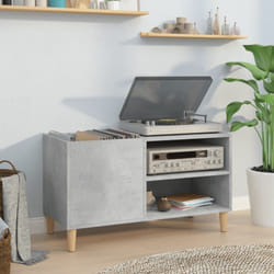 Vidaxl - Armoire à disques gris béton 84,5x38x48 cm bois d'ingénierie
