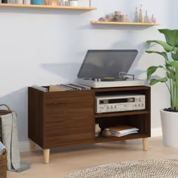 Rangez et exposez vos disques vinyles avec ce meuble à disques pratique et classique. Matériau durable : le bois d'ingénierie ...