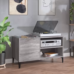 Rangez et exposez vos disques vinyles avec ce meuble à disques pratique et classique. Matériau durable : le bois d'ingénierie ...