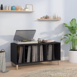 Rangez et exposez vos disques vinyles avec ce meuble à disques pratique et classique. Matériau durable : le bois d'ingénierie ...