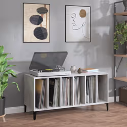 Rangez et exposez vos disques vinyles avec ce meuble à disques pratique et classique. Matériau durable : le bois d'ingénierie ...