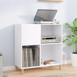 Rangez et exposez vos disques vinyles avec ce meuble à disques pratique et classique. Matériau durable : le bois d'ingénierie ...
