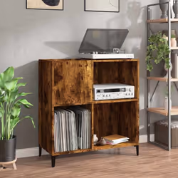 Rangez et exposez vos disques vinyles avec ce meuble à disques pratique et classique. Matériau durable : le bois d'ingénierie ...