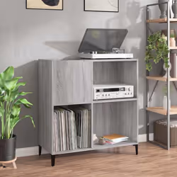 Rangez et exposez vos disques vinyles avec ce meuble à disques pratique et classique. Matériau durable : le bois d'ingénierie ...