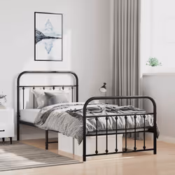 Si vous recherchez un cadre de lit robuste pour votre chambre à coucher, ce cadre de lit classique au design élégant et intem ...
