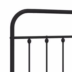 VidaXL 352604 tête de lit et pied de lit Noir - Vue supplémentaire 6