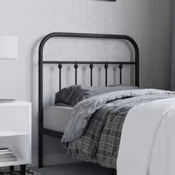 VidaXL 352605 tête de lit et pied de lit Noir