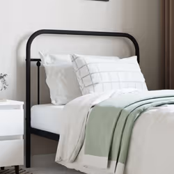 VidaXL 352607 tête de lit et pied de lit Noir