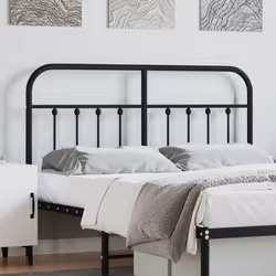 VidaXL 352610 tête de lit et pied de lit Noir - Vue supplémentaire 2