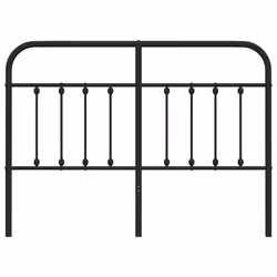 VidaXL 352610 tête de lit et pied de lit Noir - Vue supplémentaire 4