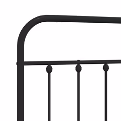 VidaXL 352610 tête de lit et pied de lit Noir - Vue supplémentaire 6