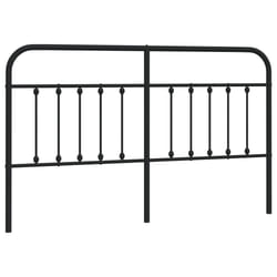 VidaXL 352614 tête de lit et pied de lit Noir