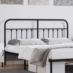 VidaXL 352614 tête de lit et pied de lit Noir