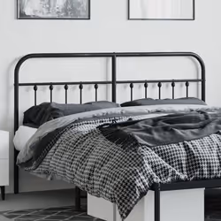 VidaXL 352614 tête de lit et pied de lit Noir