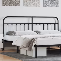 VidaXL 352615 tête de lit et pied de lit Noir