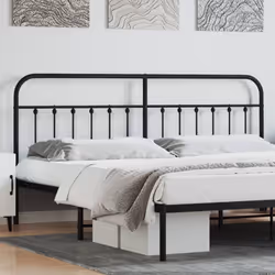VidaXL 352616 tête de lit et pied de lit Noir