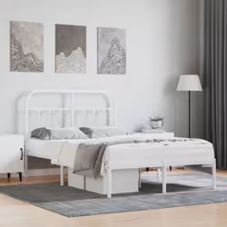 Si vous recherchez un cadre de lit robuste pour votre chambre à coucher, ce cadre de lit classique au design élégant et intem ...