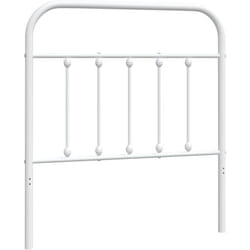 Tête de lit métal blanc 90 cm Vidaxl