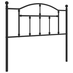 VidaXL 353468 tête de lit et pied de lit Noir