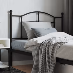 VidaXL 353469 tête de lit et pied de lit Noir