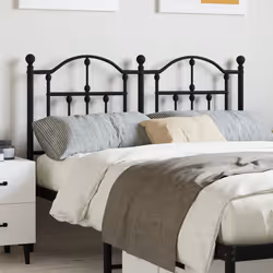 VidaXL 353470 tête de lit et pied de lit Noir