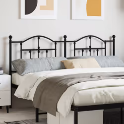 VidaXL 353475 tête de lit et pied de lit Noir