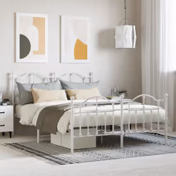 Si vous recherchez un cadre de lit robuste pour votre chambre à coucher, ce cadre de lit classique au design élégant et intem ...