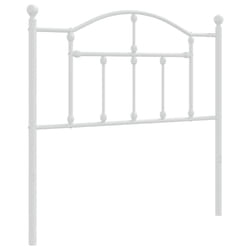 VidaXL 353516 tête de lit et pied de lit Blanc