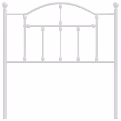 VidaXL 353516 tête de lit et pied de lit Blanc