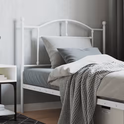 VidaXL 353517 tête de lit et pied de lit Blanc