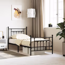 Si vous recherchez un cadre de lit robuste pour votre chambre à coucher, ce cadre de lit classique au design élégant et intem ...