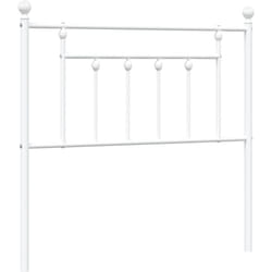 Vidaxl - Tête de lit métal blanc 90 cm